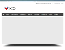 Tablet Screenshot of icorazonquilmes.com.ar